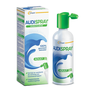 Audispray oorreiniger 50ml voor volwassenen vanaf 12 jaar met groen doseerdopje tegen oorsmeer